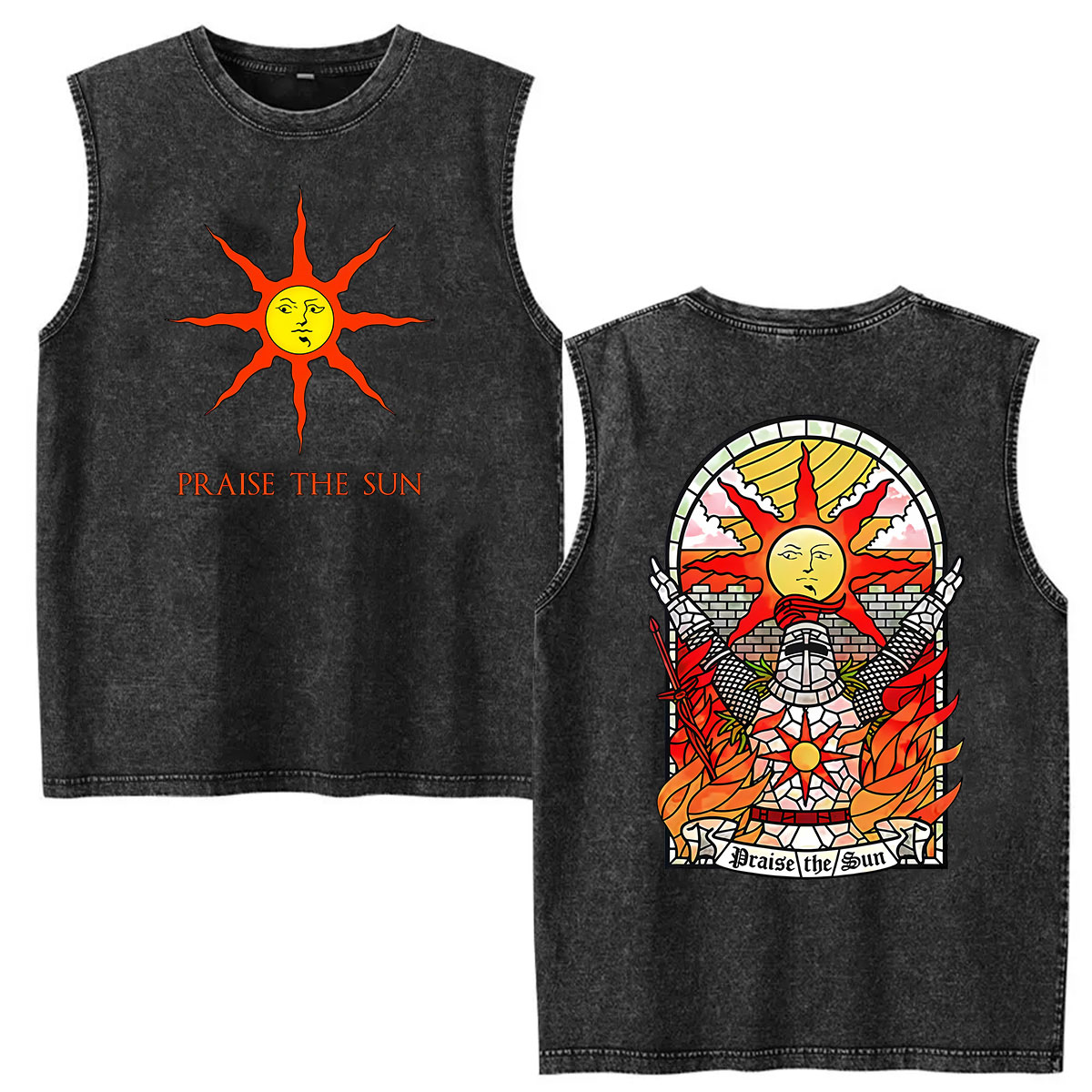 Retro Gaming T Shirt - Maglietta da uomo Dark Souls Praise