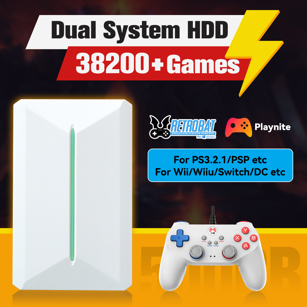 Retro Gaming N64 - Retrobat&Playnite System HDD Console di gioco