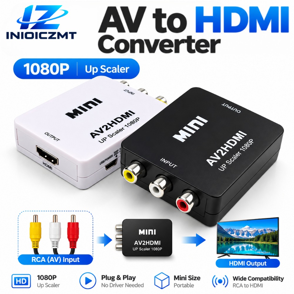Retro Gaming N64 - Convertitore da RCA AV a HDMI